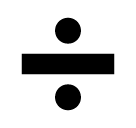 ➗ Simbolo della divisione Emoji su SoftBank