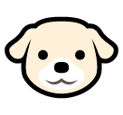 🐶 Hundekopf Emoji auf SoftBank