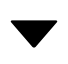 Triângulo a apontar para baixo Emoji SoftBank