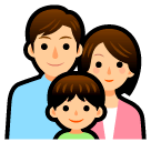 👪 Famille Émoji sur SoftBank