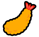 🍤 Crevette frite Émoji sur SoftBank