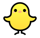 front-facing-baby-chick Emoji softbank