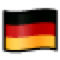 Bandeira da Alemanha Emoji SoftBank