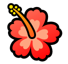 🌺 Hibiscus Emoji in SoftBank