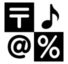 Значок ввода символов Эмодзи в SoftBank