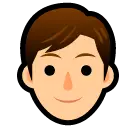 👨 Mann Emoji auf SoftBank