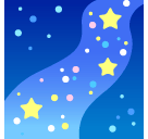🌌 Milky Way Emoji in SoftBank