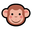 Muso di scimmia Emoji SoftBank