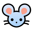 🐭 Cara de rato Emoji nos SoftBank