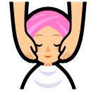 Persona che riceve un massaggio alla testa Emoji SoftBank