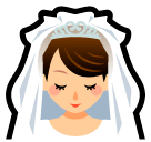 👰 Person With Veil Emoji in SoftBank