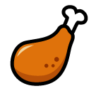 poultry-leg Emoji softbank