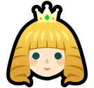 Princess Emoji in SoftBank