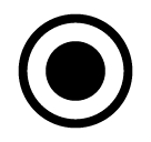 🔘 Radio Button Emoji in SoftBank