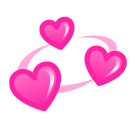 Corações giratórios Emoji SoftBank