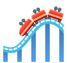 Roller Coaster Emoji in SoftBank