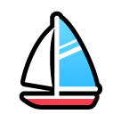 ⛵ Barco à vela Emoji nos SoftBank