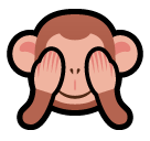 see-no-evil-monkey Emoji softbank
