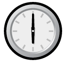 Sechs Uhr Emoji SoftBank