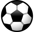 Soccer Ball Emoji in SoftBank