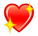 sparkling-heart Emoji softbank