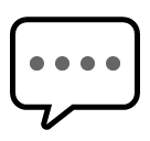 💬 Bocadillo de habla Emoji en SoftBank