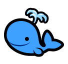 Spouting Whale Emoji in SoftBank