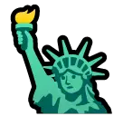 🗽 Estatua de la libertad Emoji en SoftBank