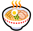 Steaming Bowl Emoji in SoftBank