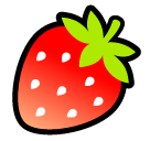 Strawberry Emoji in SoftBank