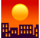 Sunset Emoji in SoftBank