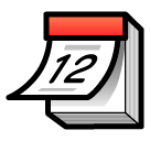 Abreißkalender Emoji SoftBank