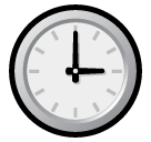 🕒 Three O’clock Emoji in SoftBank