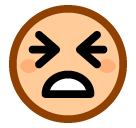 tired-face Emoji softbank