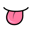 👅 Tongue Emoji in SoftBank