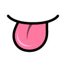 tongue Emoji softbank