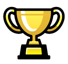 🏆 Trophy Emoji in SoftBank