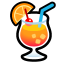 Cocktail tropical Émoji SoftBank