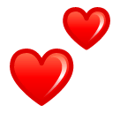 two-hearts Emoji softbank