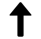 ⬆️ Up Arrow Emoji in SoftBank