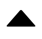 Triangle blanc pointant vers le haut Émoji SoftBank