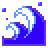 water-wave Emoji softbank