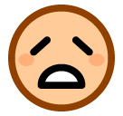 weary-face Emoji softbank