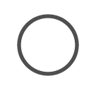 Weißer Kreis Emoji SoftBank