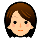 Woman Emoji in SoftBank
