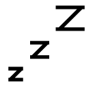 Symbole du sommeil Émoji SoftBank
