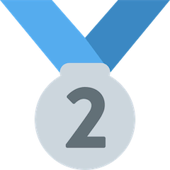 🥈 Medalha de prata Emoji nos Twitter