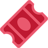 admission-tickets Emoji twitter