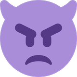 angry-face-with-horns Emoji twitter