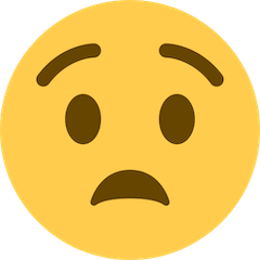Schmerzgeplagtes Gesicht Emoji Twitter